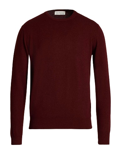 FILIPPO DE LAURENTIIS Pullover Bordeaux 75% Super 120s Wolle, 15% Seide, 10% Kaschmir