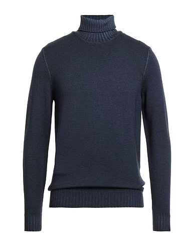MOORER Polo neck Midnight blue 100% Virgin Wool