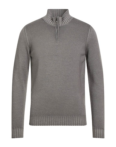 MOORER Jumper with zip Lead 100% Virgin Wool