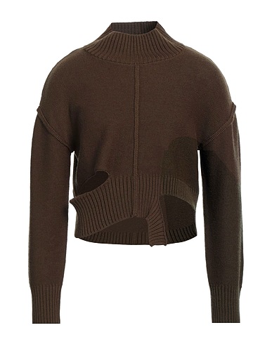 MM6 MAISON MARGIELA Polo neck VERDE MILITARE 50% Acrylic, 50% Virgin Wool