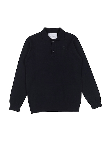 TRUSSARDI JUNIOR Jumper Midnight blue 40% Merino Wool, 40% Acrylic, 20% Nylon