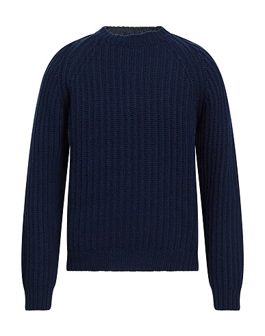BLAUER. Pullover Blu notte 70% Lana, 25% Poliammide, 5% Altre Fibre
