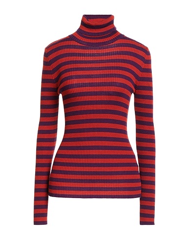 JUCCA Rollkragenpullover Rostrot 100% Schurwolle