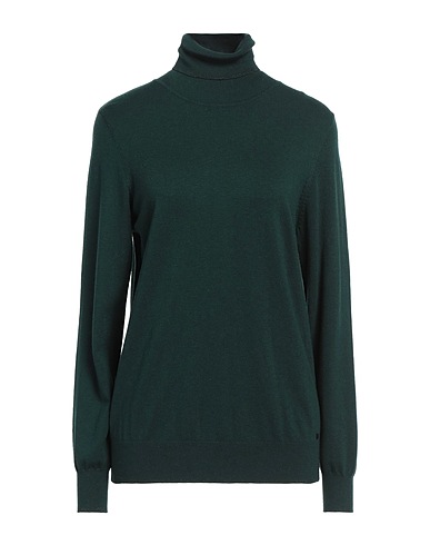KOCCA Polo neck Dark green 43% Viscose, 42% Polyamide, 12% Wool, 3% Elastane