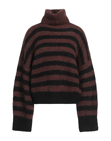 ALYSI Rollkragenpullover CRÈME Schokobraun 53% Mohairwolle, 45% Polyamid, 2% Elastan