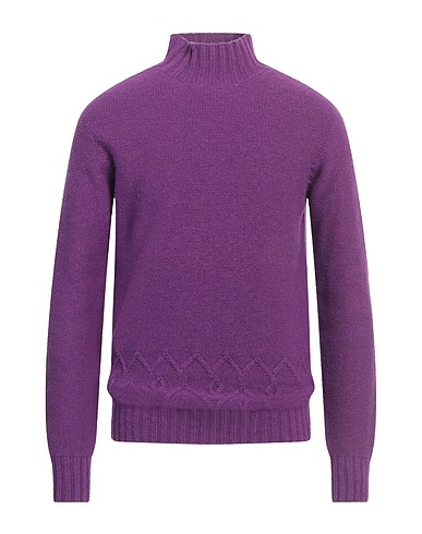AT.P.CO Polo neck Mauve 75% Wool, 20% Polyamide, 5% Other Fibres