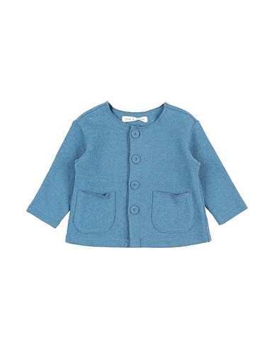 ZHOE & TOBIAH Cardigan Slate blue 65% Cotton, 19% Acrylic, 11% Other Fibres, 5% Elastane