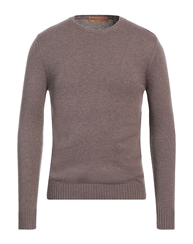 HENRY CLIFFORD Pullover Tortora 90% Lana, 10% Cachemire