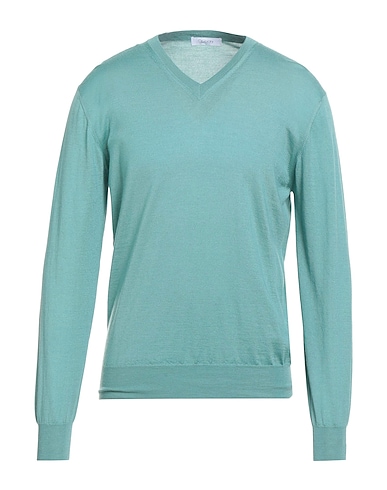 CRUCIANI Maglia in Cachemire Turchese 70% Cachemire, 30% Seta