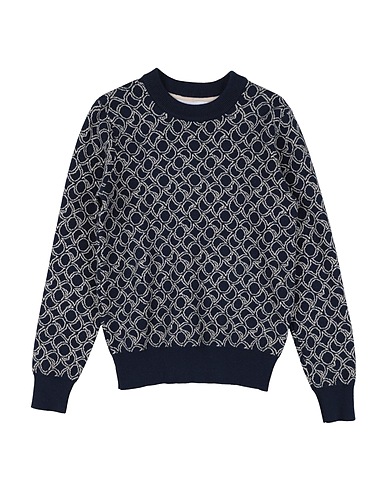 TRUSSARDI JUNIOR Pullover Blu navy 50% Acrilico, 50% Cotone