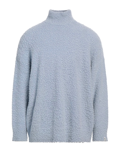 BONSAI Polo neck Light blue 40% Alpaca wool, 27% Polyamide, 15% Cotton, 15% Modal, 3% Elastane