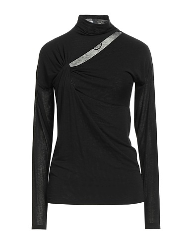 PINKO Rollkragenpullover Schwarz 66% Viskose, 19% Polyamid, 9% Kaschmir, 6% Elastan