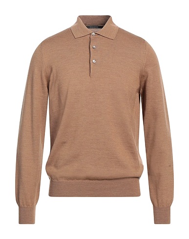 TAGLIATORE Pullover Nocciola 100% Lana Vergine