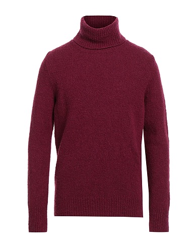 AMARANTO Polo neck Garnet 57% Wool, 28% Cashmere, 15% Nylon