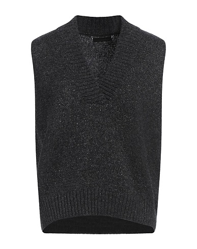TRUE RELIGION Jumper Black 55% Wool, 23% Metallic Polyester, 22% Polyamide