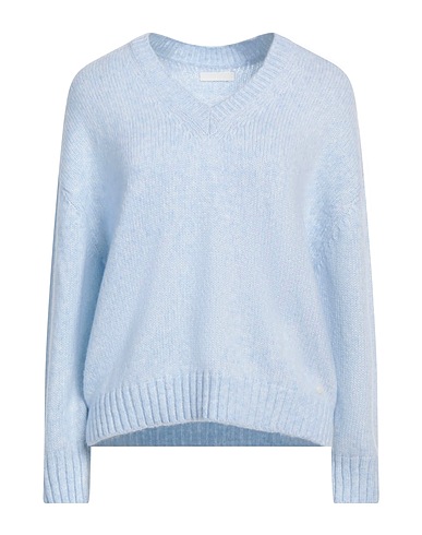 TRUE RELIGION Pullover Bleu ciel 75% Laine, 25% Polyamide