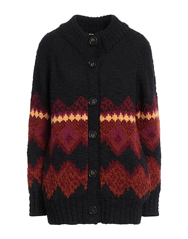 VANESSA BRUNO Cardigan Black 70% Merino Wool, 29% Polyamide, 1% Viscose