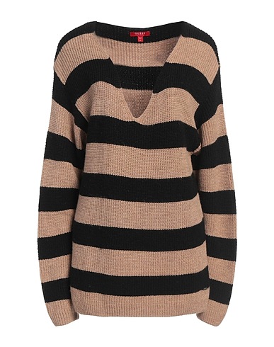 GUESS Sweater Camel 75% Acrylic, 14% Polyamide, 11% Elastane