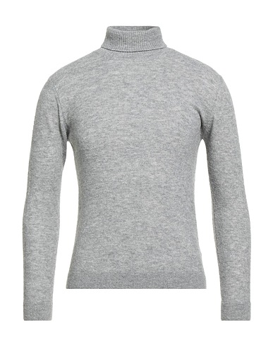 DANIELE FIESOLI Turtleneck LAB Light grey 65% Merino Wool, 25% Polyamide, 10% Cashmere