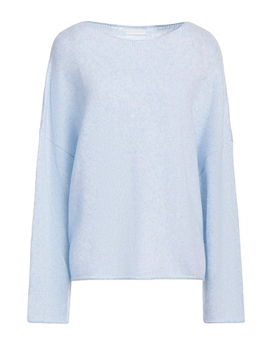 TRUE RELIGION Jumper Sky blue 75% Wool, 25% Polyamide