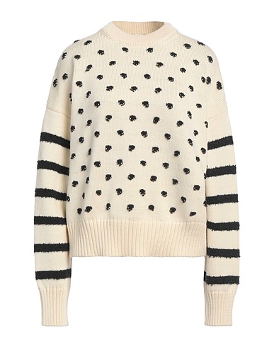 ALYSI Sweater Cream 40% Wool, 40% Alpaca wool, 15% Acrylic, 5% Polyamide
