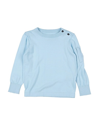 C.P. COMPANY UNDERSIXTEEN Jumper Sky blue 100% Cotton
