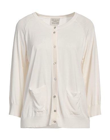ALESSIA SANTI Cardigan Ivory 100% Silk, Viscose