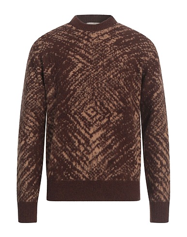 PIACENZA CASHMERE 1733 Pullover Marrone 100% Lana Vergine
