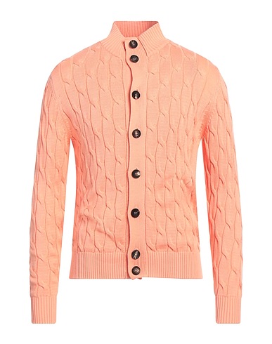 FILIPPO DE LAURENTIIS Cardigan Salmon pink 100% Cotton