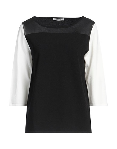 KANGRA Jumper Black 57% Viscose, 39% Nylon, 3% Elastane, 1% Polyester