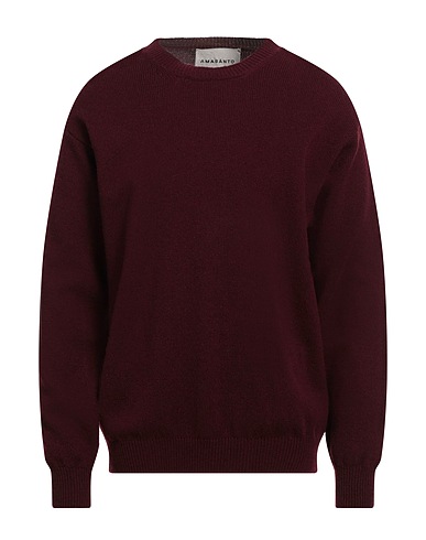 AMARANTO Jumper Burgundy 90% Wool, 10% Cashmere