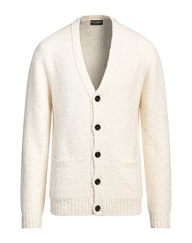 DOLCE&GABBANA Cardigan Ivory 97% Cashmere, 3% Silk