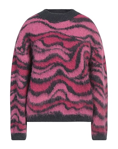 PIECES Jumper Pink 72% Recycled polyester, 20% Nylon, 8% Wool