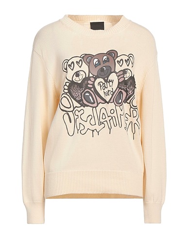 DISCLAIMER Pullover Elfenbein 100% Baumwolle