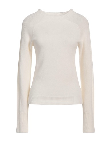SOLOTRE Jumper White 55% Wool, 45% Cashmere