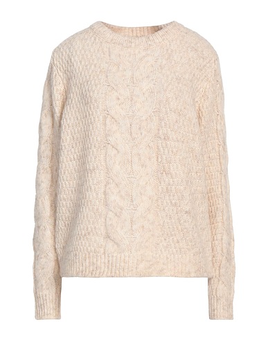 PIECES Jumper Ivory 50% Recycled polyester, 32% Polyester, 14% Acrylic, 4% Wool