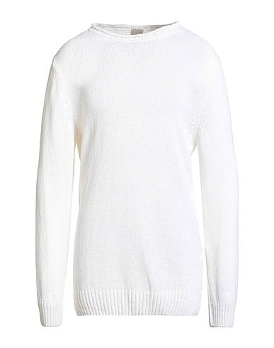 H953 Pullover Bianco 100% Cotone