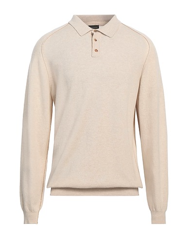 ROBERTO COLLINA Pullover Beige 90% Lana, 10% Cachemire