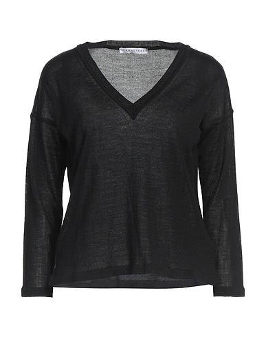 CARACTÈRE Pullover Schwarz 50% Polyacryl, 50% Wolle