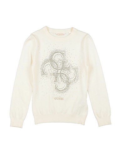 GUESS Jumper Off white 82% EcoVero™ viscose, 16% Polyamide, 2% Elastane