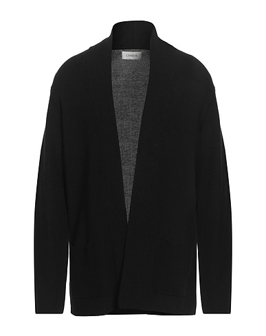 LANEUS Cardigan Black 100% Cotton