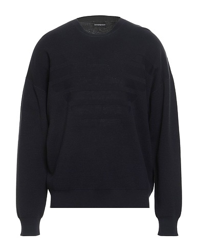 EMPORIO ARMANI Pullover Blu notte 100% Cotone