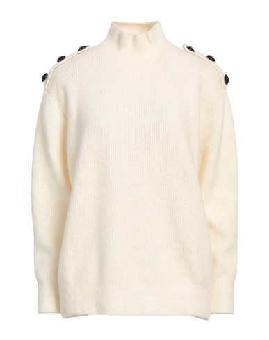 EMMA & GAIA Polo neck White 32% Wool, 32% Alpaca wool, 30% Polyamide, 6% Elastane