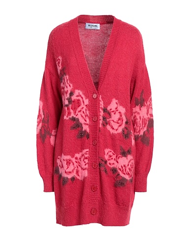 BLUGIRL Cardigan Burgundy 48% Polyamide, 30% Acrylic, 12% Mohair wool, 10% Wool