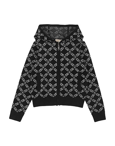 MICHAEL KORS KIDS Cardigan Black 41% Acrylic, 37% Polyester, 16% Polyamide, 6% Metallic fiber