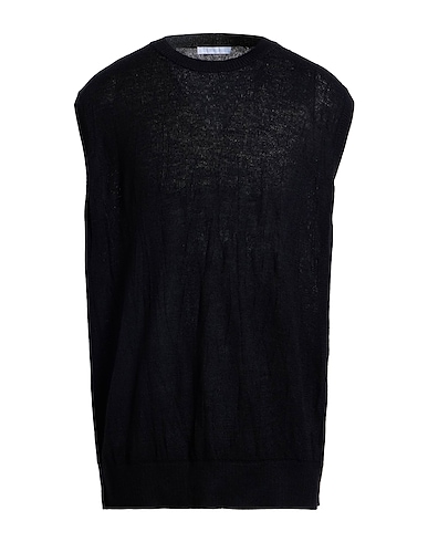 HELMUT LANG Jumper Black 66% Merino Wool, 24% Polyurethane, 8% Polyester, 1% Polyamide, 1% Elastane