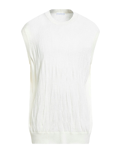 HELMUT LANG Jumper White 66% Merino Wool, 24% Polyurethane, 8% Polyester, 1% Polyamide, 1% Elastane