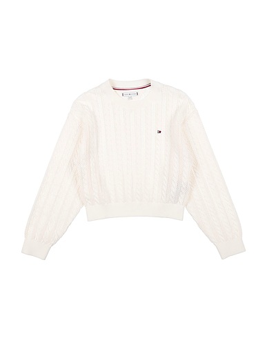 TOMMY HILFIGER Jumper Cream 100% Cotton