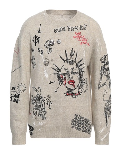 R13 Pullover Grigio chiaro 49% Nylon, 35% Lana, 13% Lana mohair, 3% Elastan