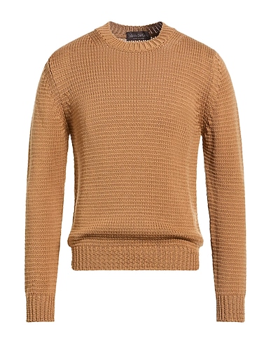 FABRIZIO DEL CARLO Sweater CAMMELLO 98% Merino Wool, 2% Elastane